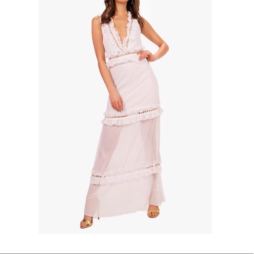 White maxi dress NWOT